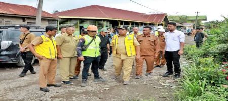 Bupati Simalungun Tinjau Pembangunan Peningkatan Jalan Kecamatan Dolok Silou