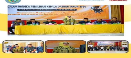 Plt.Labuhanbatu Menghadiri Pelantikan Panwaslu Kecamatan Se- Kabupaten