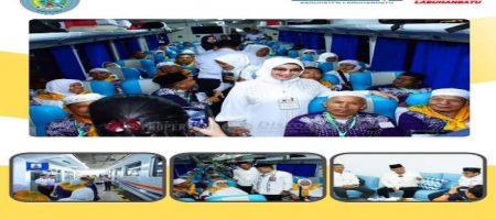 Plt.Bupati Bersama Dandim 0209/LB Mendampingi Keberangkatan  Calon Jemaah Haji Asal Kabupaten Labuhanbatu