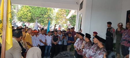 Pasangan Vickner Sinaga-Wahyu Daniel Sagala Resmi Daftar Cabup Dan Cawabup Kabupaten Dairi