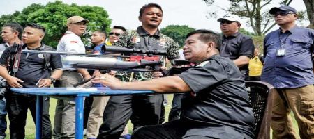 Bupati Simalungun Buka Kejuaraan Menembak