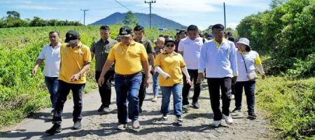 Bupati Simalungun Tinjau Penanganan Long Segment Jalan