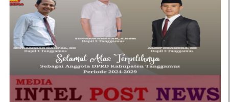 Rekor Baru Zudarwansyah Dan Kedua Putra Dilantik Bareng Jadi Anggota DPRD Tanggamus