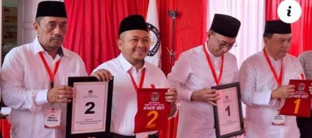 Ingat !!! Ini Nomor Urut Paslon Bupati-Wakil Bupati Tapsel Pada Pilkada Serentak 2024