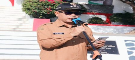 Pimpin Apel Terakhir Bupati Toba Sebelum Masa Cuti