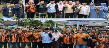 Forum Komunikasi Umat Muslim Gunung Maligas Simalungun Gelar Tabligh Akbar Maulid Nabi Bersama Calon Bupati