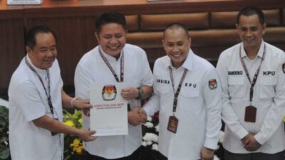 Rapat Pleno Terbuka Penetapan Paslon Gubernur Dan Wakil Gubernur Sumsel Terpilih Periode 2025-2030