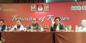 Sebanyak 231 Komisioner KPU Seluruh Kabupaten Kota di Sumut Ikuti Training Of Trainer