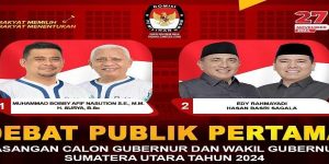 KPU Sumut Rampungkan Debat Publik Pertama