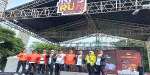 Kegiatan Fun Run 2024 Merupakan Kegiatan Sehat Berolahraga Diselenggarakan KPU Sumut