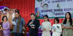 Pj Bupati Dairi Hadiri Perayaan Natal Pulungan Marga Bancin,Berru,Bere/Ibebere Se-Kota Sidikalang