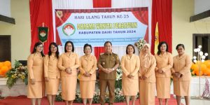 Dharma Wanita Persatuan (DWP) Kabupaten Dairi Peringati HUT Ke-25