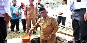 Wakil Bupati Simalungun Letakan Batu Pertama Pembangunan Masjid Al Barakah Iklas Beramal