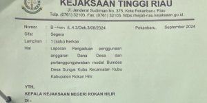 GAKORPAN Riau: Sinergi Kejati Riau dan Kejari Rokan Hilir, Usut Tuntas 2 Mantan KADES, Dugaan Korupsi Dana Desa di Rokan Hilir.