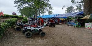 Menyambut Tahun Baru 2025 Pengunjung Objek Wisata Kebun Bah Butong Sidamanik Mulai Ramai