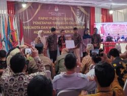 Rapat Pleno Terbuka Penetapan Calon Walikota Dan Wakil Walikota Terpilih Kota Sukabumi Tahun 2024
