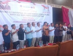 Wakil Bupat Toba Hadiri Acara syukuran Pembangunan Dapur Makan Gratis