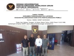 Diduga Tidak Profesional Dalam Hal Menanggapi Sejumlah Laporan Terkait Periodasi Ade Sugianto Yang Didiskualifikasi MK, Bawaslu Kabupaten Tasikmalaya Dilaporkan Ke DKPP RI