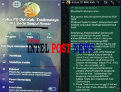 Beredar Pesan Ketua PD DMI Kabupaten Tasikmalaya Katakan Dana Hibah 2025 Untuk Sejumlah Lembaga Tidak Cair Akibat Adanya Ditjen Otda Periksa Dan Panggil Sejumlah Pejabat!!!