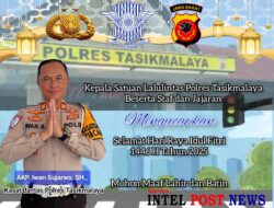 Selain Mengucapkan Selamat Hari Raya Idul Fitri 1446 H, Kasat Lantas Polres Tasikmalaya Himbau Masyarakat Untuk Patuhi Peraturan Lalulintas!!!