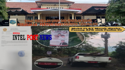 Beredar Poto Mobil Dinas Yang Diduga Dipakai Angkut APK Paslon Nomor Urut 3, Sekdis DPUTRLH Kabupaten Tasikmalaya Katakan Dipinjam Karangtaruna Cintawangi Untuk Kegiatan Kepemudaan!!!