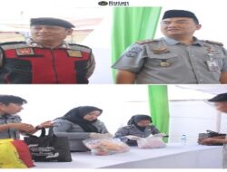 Suasana Kunjungan Hari Pertama Lebaran Idul Fitri 1446 H Di Rutan Kelas IIB Kota Dumai