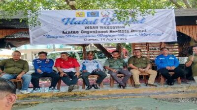 Lintas Organisasi Wartawan Dumai Gelar Halal Bihalal