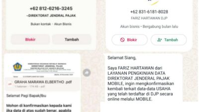 Peringatan! Penipuan Atas Nama DJP Mengincar Warga Kapuas Hulu