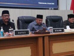 Bupati Hadiri Paripurna DPRD  Kabupaten Sukabumi Agenda Rekomendasi LKPJ Bupati Tahun Anggaran 2024