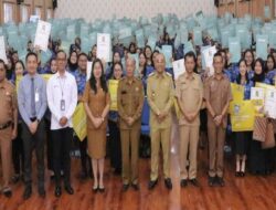Bupati Simalungun Serahkan 524 SK Pengangkatan CPNS di Lingkungan Pemkab Simalungun Formasi Tahun 2024