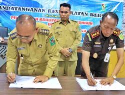 Dalam Rangka Penanganan Hukum Perdata dan Tata Usaha Negara, Bupati Simalungun dan Kajari Tandatangani Nota Kesepakatan
