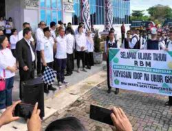 Lepas Tim RBM GKPS, Wakil Bupati Simalungun Berikan Apresiasi Kepada Penyelenggara RBM