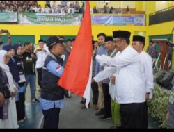 Bupati H Asep japar Lepas  Calon Haji Sebanyak 442 Jemaah Asal Kabupaten Sukabumi