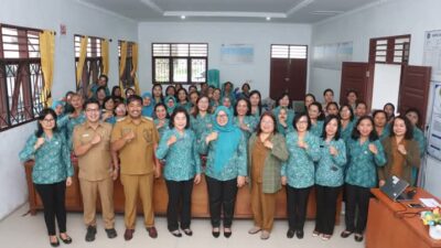 TP PKK Kabupaten Dairi Lakukan Supervisi, Desa Belang Malum Jadi Desa Binaan Hatinya PKK