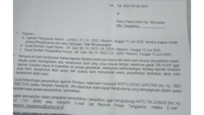 Pelapor Apresiasi Kinerja Polres Tanggamus Usai Terima SP2HP Kasus Ancaman Pembunuhan