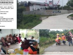 Masyarakat Nagori Bahliran Siborna Sambut Gembira Pembangunan Jalan.