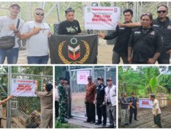 Dampak Dari Audiensi Ormas ARK1LYZ, Satpol-PP Kabupaten Tasikmalaya Segel Sembilan Tower Ilegal Milik PT Gihon di Lima Kecamatan di Hari Libur