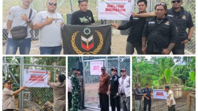 Dampak Dari Audiensi Ormas ARK1LYZ, Satpol-PP Kabupaten Tasikmalaya Segel Sembilan Tower Ilegal Milik PT Gihon di Lima Kecamatan di Hari Libur