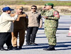 Bupati Taput Sambut Kunjungan Presiden Prabowo, Instruksikan Kolaborasi Untuk Percepatan Penanganan Dampak Bencana Hingga ke Desa Terisolir