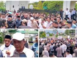 Puluhan Massa Gelar Aksi di Kantor Pemda Tasikmalaya, Protes Laporan Ketua DPRD terhadap Aktivis yang Mencoret Dinding, Ini Tanggapan Budi Ahdiat