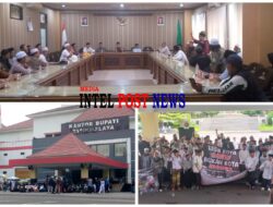 Puluhan Ulama dan Ratusan Santri Gelar Aksi di Kantor Bupati Tasikmalaya, Tuntut Pembubaran Ahmadiyah yang Dianggap Sesat