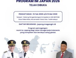 Program Pemagangan IM Japan 2026 Dibuka, Pemkab Tasikmalaya Fasilitasi Seleksi di Daerah