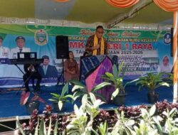 Kacabdis Sumut Wilayah Enam Hadiri Expo dan Pelepasan Kelas XII SMK Negeri 1 Raya