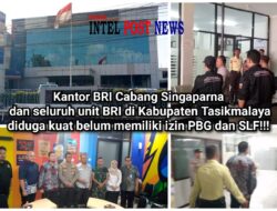 BRI Cabang Singaparna dan Sejumlah BUMD di Tasikmalaya Diduga Kuat Tidak Memiliki Izin PBG dan SLF, Ormas ARK1LYZ Gelar Audensi