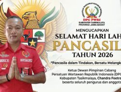 DPC PWRI Kabupaten Tasikmalaya Ucapkan Selamat Hari Lahir Pancasila 2026, Teguhkan Semangat Persatuan dan Kebangsaan
