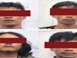 Press Release Polres Labuhanbatu, Empat Pelaku Bom Molotov Barbershop di Rantauprapat Berhasil di Amankan.