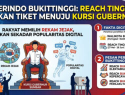 Perindo Bukittinggi: Reach Tinggi Bukan Tiket Menuju Kursi Gubernur, Rakyat Memilih Rekam Jejak, Bukan Sekadar Popularitas Digital
