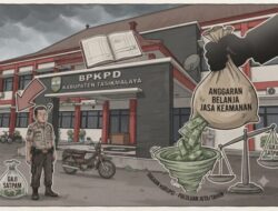 Anggaran Belanja Jasa Keamanan di BPKPD Tasikmalaya Setiap Tahunnya Lebih Besar Dibanding Gaji Scurity; Kelebihan Anggaran Diduga Sarat Korupsi