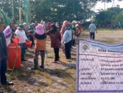 Bersumber Dari DD Tahap Dua Tahun 2026, Pemdes Sirnaraja Kecamatan Cigalontang Bangun Joging Track Lapangan Bola dan Perbaiki Jalan Secara Gotong Royong