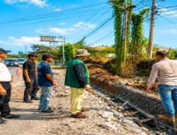 Bupati OKU Tinjau Pembangunan Siring Jalinsum Wujud Sinergi Pemkab Dan Pemerintah Pusat